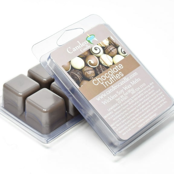 Candeo Candle, Chocolate Truffles, Soy Melt Cubes, 2-Pack