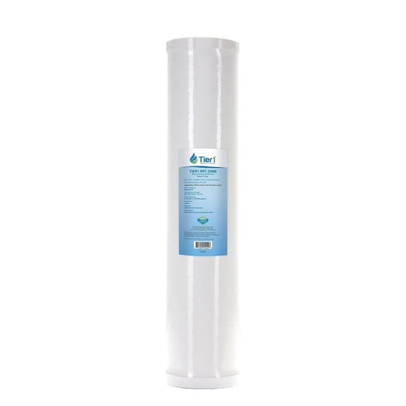 Tier1 Replacement for 41407002 Pura, Hydrotech and Aquaflo 5 Micron Quick Change Carbon Block Water Filter
