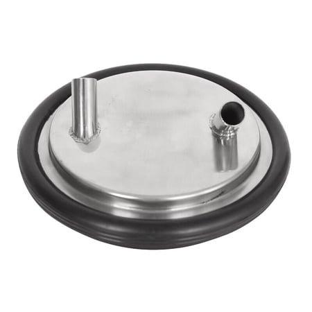Stainless Steel Material Milk Bucket Bucket Lid Seal Lid with 2 Entrances