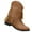Brown, variant on Mostsola Cowboy Boots for Women Round Toe Embroidery Fringe Cowgirl Boots Heeled Western Boots