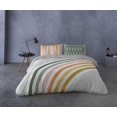 thumbnail image 2 of Gouchee Home Rainbow Queen Duvet Cover Set – 3-Piece Modern Geometric Reversible Cotton Percale Bedding, 2 of 2
