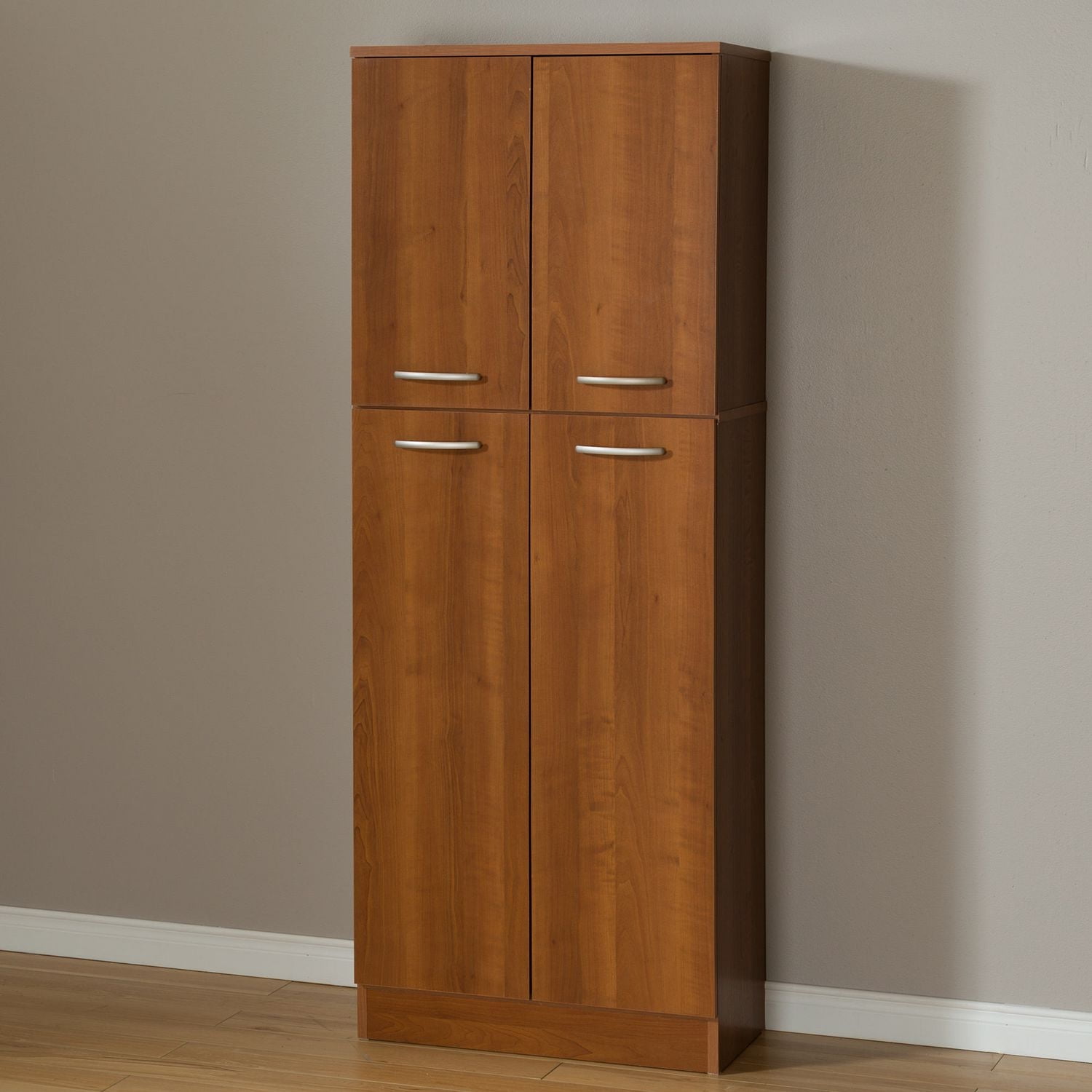 South Shore Smart Basics 4-Door Storage Pantry