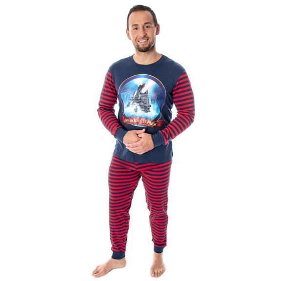 The Polar Express Train Matching Family Pajama Set Tight Fit Cotton Pajamas