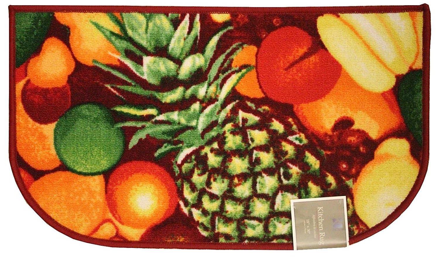 Kashi Home Kitchen Rug, Printed Area Rug, Durable Floor, Door Mat