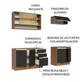 thumbnail image 4 of Cocina Integral Completa Modular Madesa Glamy 200cm MN 03, 4 of 5