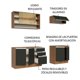 thumbnail image 4 of Cocina Integral Completa Modular Madesa Glamy 200cm MN 03, 4 of 5