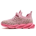 thumbnail image 4 of kkdom Boys Girls Running Walking Sneakers Shoes Comfort Lightweight Breathable Athletic Tennis Pink 11 Little Kid, 4 of 7
