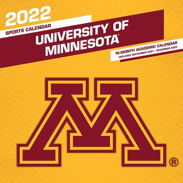 Minnesota Golden Gophers 2022 Wall Calendar - Walmart.com - Walmart.com