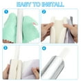 thumbnail image 5 of Uxcell 2Pcs 1.3Ft 2-3/5"(65mm) ID 3-3/4"(95mm) OD Insulation Foam Tube, Silver White, 5 of 7