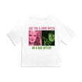 thumbnail image 4 of The Wizard Of Oz Good Witch Or Bad Witch Women's Boxy Cropped T-Shirt Casual Graphic Tee, 4 of 4