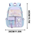 thumbnail image 2 of CasaChic Spine Protection Backpack for Primary School Students 1-6 Grades - Load Reduction, Large Capacity, Sturdy Lightweight Fabric with Cute Themed Design for Daily & Weekend Use, 2 of 5