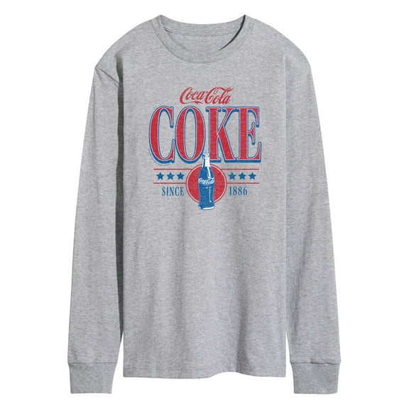 Coca-Cola - 90s Coke Collegiate Design - Men's Long Sleeve T-Shirt