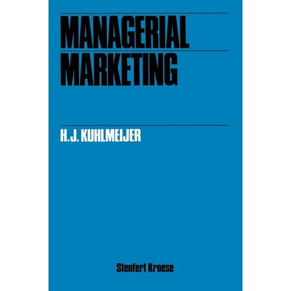 Managerial Marketing, (Paperback)
