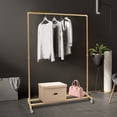 thumbnail image 4 of Miumaeov Elegance Metal Clothing Clothes Rack with Wheels for Retail Clothing Store Display, 4 of 14