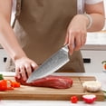 thumbnail image 4 of SHANGDAO Damascus Chef Knife, 8 inch Japanese Chef's Knives, Resin Handle Kitchen Knife, Sharp Knives Kitchen Cooking Knife, Chef's Knives Including Gift Box, 4 of 7
