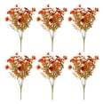 thumbnail image 1 of Flor artificial de otoño de 7 tenedores, flor falsa para el hogar, boda, fiesta, centro de mesa, decoración de interiores y exteriores con flores artificiales, 1 of 8