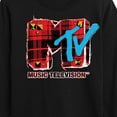 thumbnail image 3 of MTV Logo - Grunge Plaid - Toddler And Youth Long Sleeve Graphic T-Shirt, 3 of 5