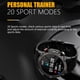 thumbnail image 3 of Smartwatch Heart Rate Health Monitor Smart Watch Fitness Tracker 300mAh Batería JShteea Nuevo, 3 of 9