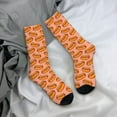 thumbnail image 5 of Rateoe Cartoon Hot Dog for Women Casual Calf Socks - Cute Crew Socks - Thin Soft Above Ankle Socks Size 5-11, 5 of 6
