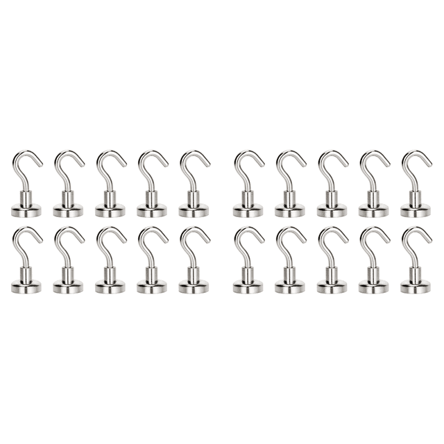 Ganchos Magnéticos Neodimio Gancho Crucero Extrafuerte (12mm) 10 Uds.