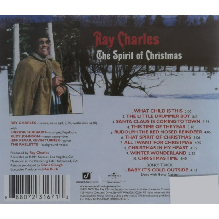 The Spirit Of Christmas Ray Charles Spirit Of Christmas Ray Charles