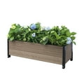 thumbnail image 2 of 45-inch Deckside Planter Box Wood Texture/ Grey, 2 of 5