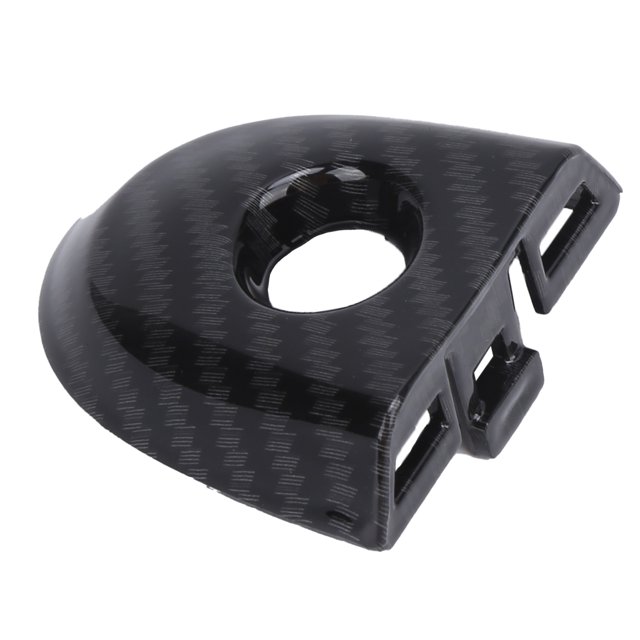 ESTINK Door Handle Keyhole Trim,Door Handle Lock Cover With Key Hole 806441KK0D Carbon Fiber Style Driver Side Replacement For Juke,Driver Door Lock Cover