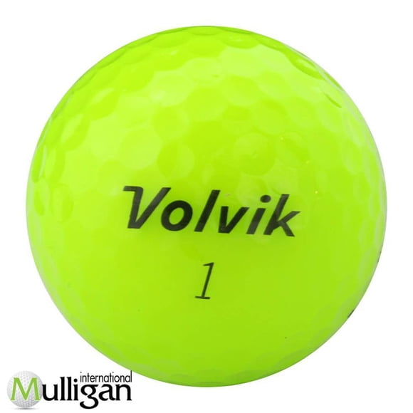 Mulligan - 12 Volvik Crystal 2nd generation 5A Pristine Recycled Used Golf Balls, Multi