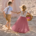thumbnail image 4 of LUOGENLI Summer Dresses For Girls 6-7 Child Party Dress Girls Sleeveless Cake Fashion Sweet Dress Party Princess Dress Performance Girls Dresses Size 14 Dresses For Girls 110, 4 of 6