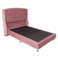 thumbnail image 3 of Box Base Cama Matrimonial + Cabecera Sitka Palo de Rosa, 3 of 6