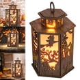 thumbnail image 1 of Decoración de Halloween, luces decorativas colgantes de noche de Halloween, velas, linternas electrónicas, castillos de viento, accesorios para fiestas de viento, decoraciones, calabaza, vela de Hallo, 1 of 6