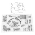 thumbnail image 2 of Juego de troqueles para Sellos Ticfox Sellos transparentes reutilizables TPR, 2 of 12
