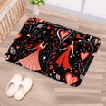 thumbnail image 5 of Valentine's Day Polyester Non-Slip Machine Washable Office Rug Door Rug Floor Mats, 5 of 6