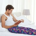 thumbnail image 5 of Naloa Rainbow Snowflakes Pajama Pants Men, PJ Bottoms, Sleep & Lounge Pants-Small, 5 of 6