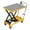yellow, variant on EastVita Lift Table Cart,500lbs Capacity,28.5" Lifting Height,Manual Single Scissor,4 Wheels,Non-Slip Pad,3mm,Grey