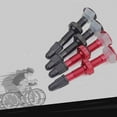 thumbnail image 3 of SPRING PARK 2Pcs Aluminum Alloy Bike Tire Extended Valve Adapters, Fit Corrosion Resistant Silicone Bottom Tubeless Tires Gas Nozzle, 3 of 7