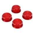 thumbnail image 4 of 4 tuercas hexagonales para rueda, adaptador profesional de aleación de aluminio para accesorios RC, color rojo, 4 of 14