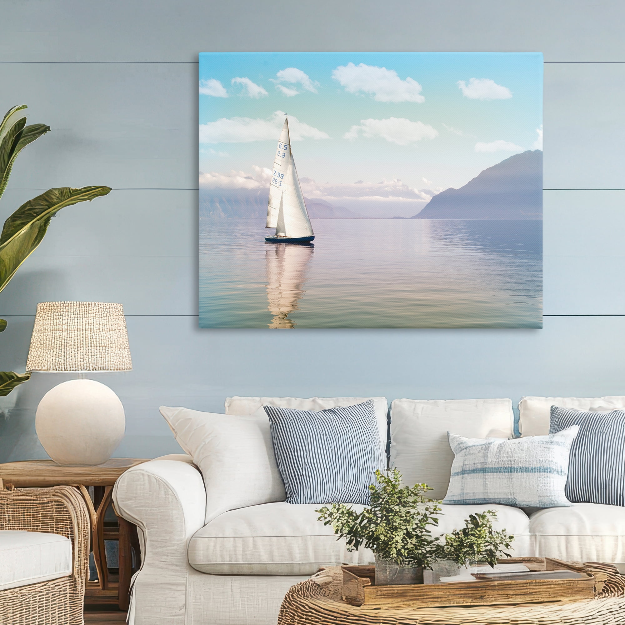 Stupell Industries Ocean Sails Lounging Canvas Wall Art, design by Marcus Prime