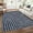 Blue, variant on Twister.CK 3' x 5' Plaid Area Rugs, Modern Washable Stain-Resistant Carpet, Non Slip Indoor Rug for Living Room Dining Room Office, Green