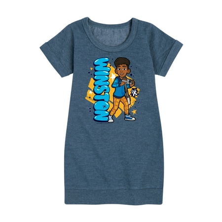 

Karma s World - Winston - Airbrush Style - Toddler & Youth Girls Fleece Dress
