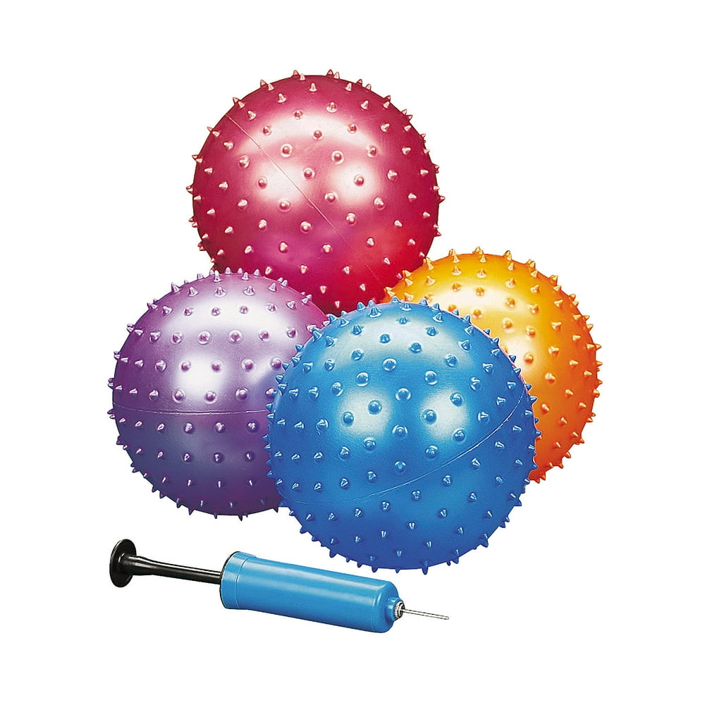 Spike Ball W/Pump7" Toys 2 Pieces