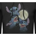 thumbnail image 2 of Men's Lilo & Stitch Howling at the Moon Pull Over Hoodie Black Medium, 2 of 4