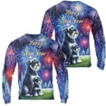 thumbnail image 3 of Happy New Year Schnauzer Family Cheer Winter Midnight Firework All Over Print 3D Sweatshirt Unisex Merch Miniature Schnauzer Dog Lover - 02025, 3 of 6