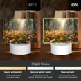 thumbnail image 3 of Fotbe Butterflies In Flower Field Pattern Acrylic Night Light Gift with 3 Color ModesTouch-Sensitive LED Lamp Perfect Gift for Mother's Day, Birthday, or Christmas, 3 of 9
