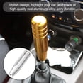thumbnail image 3 of Car Gear Shift Knob Aluminum Alloy Manual Shifter Lever Car Shifter Lever Head with Thread Adapters, Silver, 3 of 7