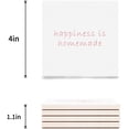 thumbnail image 3 of FMSHPON Happiness is Homemade Set of 8 Coaster for Drinks, Absorbent Ceramic Stone Coasters Cup Mat with Cork Base for Home Kitchen Room Coffee Table Bar Decor, 3 of 4