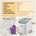 thumbnail image 6 of KFFKFF 3LB 15-in-1 Bread Maker Automatic Compact Dough Machine Nonstick White, 6 of 9
