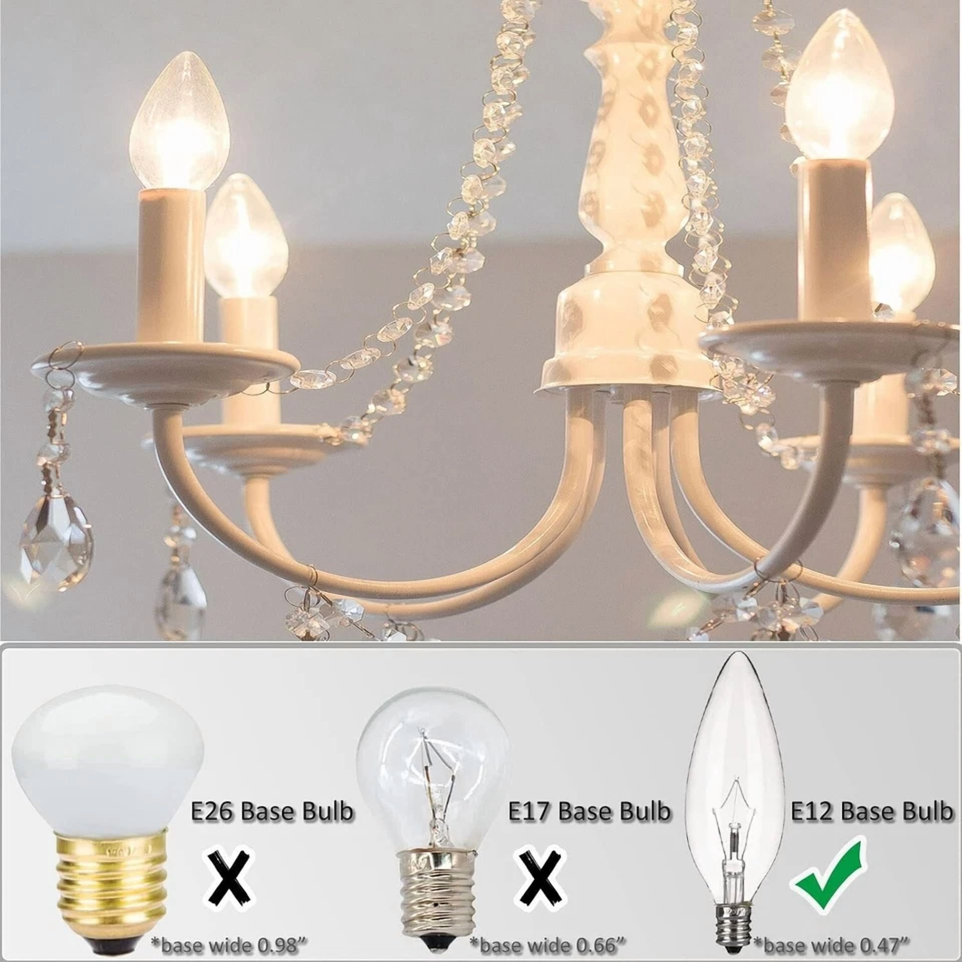 2.2 X 0.8 White Plastic Candle Cover Sleeves Chandelier Socket Sleeves Lot Of 24