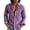 Purple, variant on Men's Boho Floral Print Long Sleeve Shirt 70s Vintage Button Up Shirt Relaxed Fit Holiday Party Wear Shirt