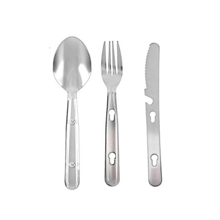 Rothco 3 Piece Chow Kit Utensils for Backpacking,